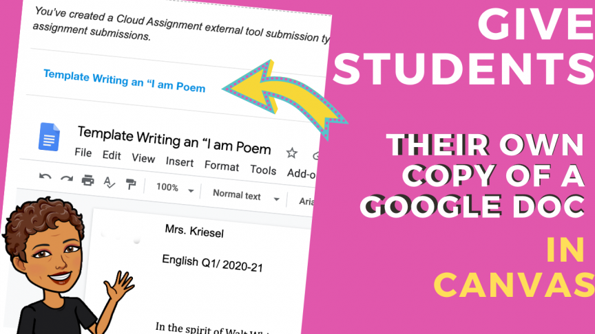 How to Give Each Student Their Own Copy of a Google Doc in Canvas